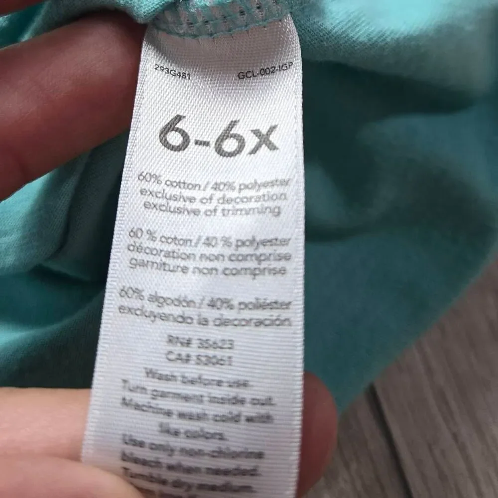 Carter's Kid blue Blouse S6/6x
